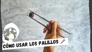 Cómo USAR LOS PALILLOS CHINOS | Muy fácil 👌🏼