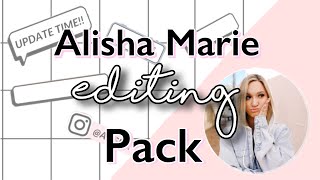 AMAZING ALISHA MARIE EDITING PACK (alisha marie vlogs) HUGE