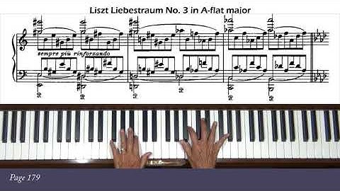 Liszt Liebesträum No. 3 Love Dream Piano Tutorial