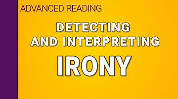 Irony: Detecting and interpreting