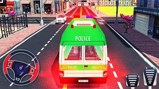 Police Ambulance Van Driving - Rescue Games screenshot 5