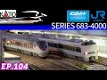 EP.104 koh's Nゲージ Train model movie [KATO 683系4000番台”サンダーバード"］