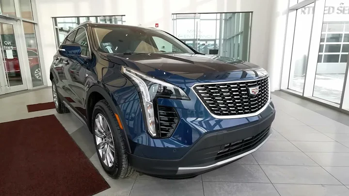 Blue 2022 Cadillac XT4 AWD Premium Luxury Review Edmonton AB - Wolfe Cadillac