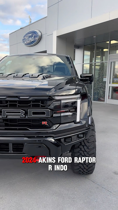 BLACK & SILVER-2024 Ford Raptor R INDO CUSTOM Performance Truck