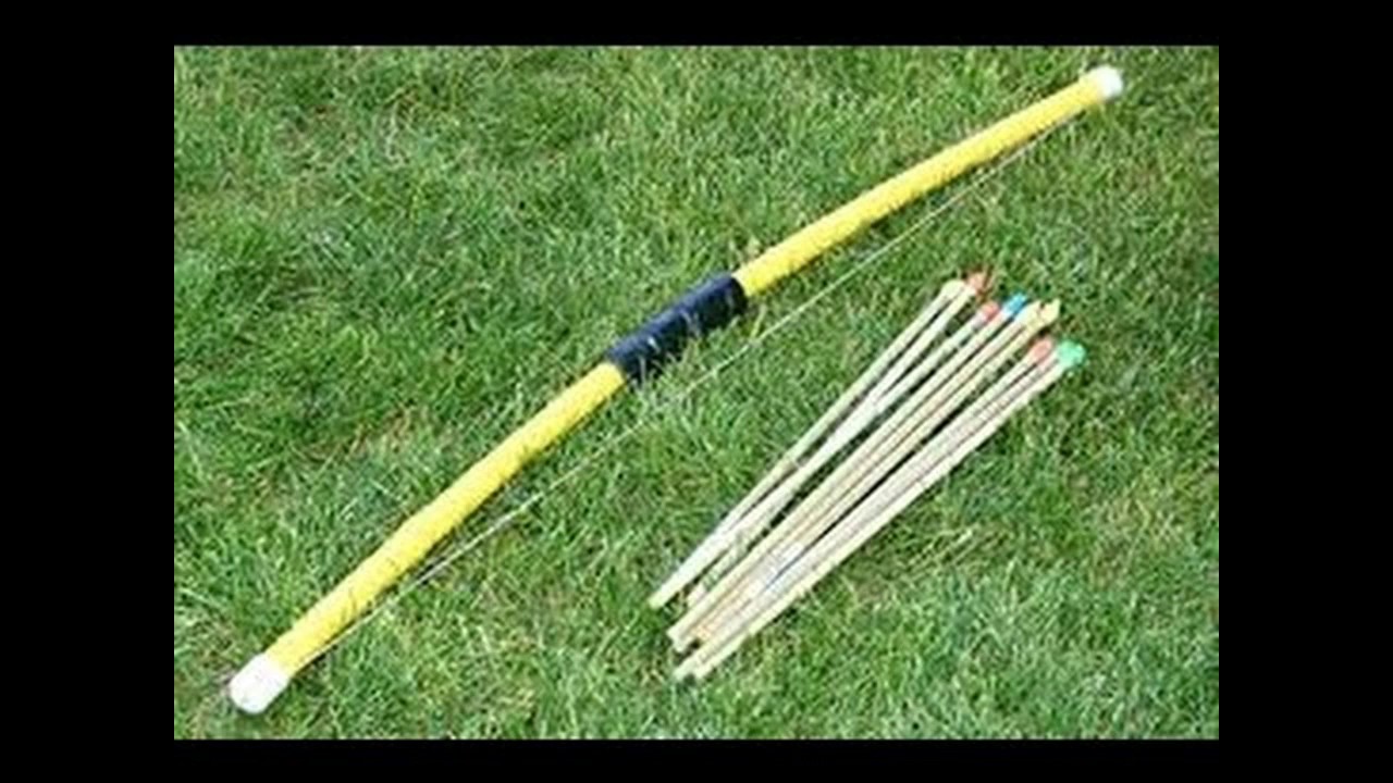 Comment faire un arc et une flèche - YouTube