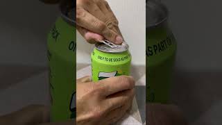 Opening 7UP Free #pop #cold #beverage #7up #soda #asmr #shorts #drink #satisfying #sound