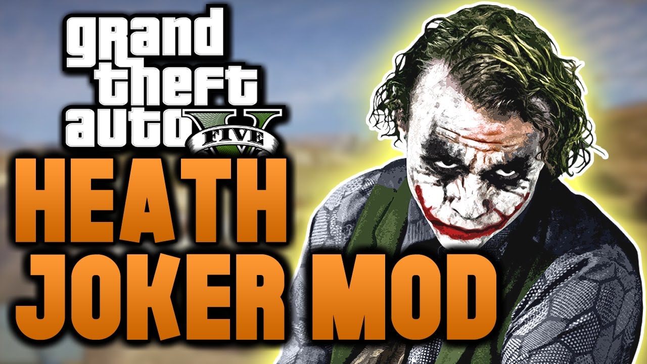 Heath Ledger Joker Mod - GTA V + DOWNLOAD LINK!