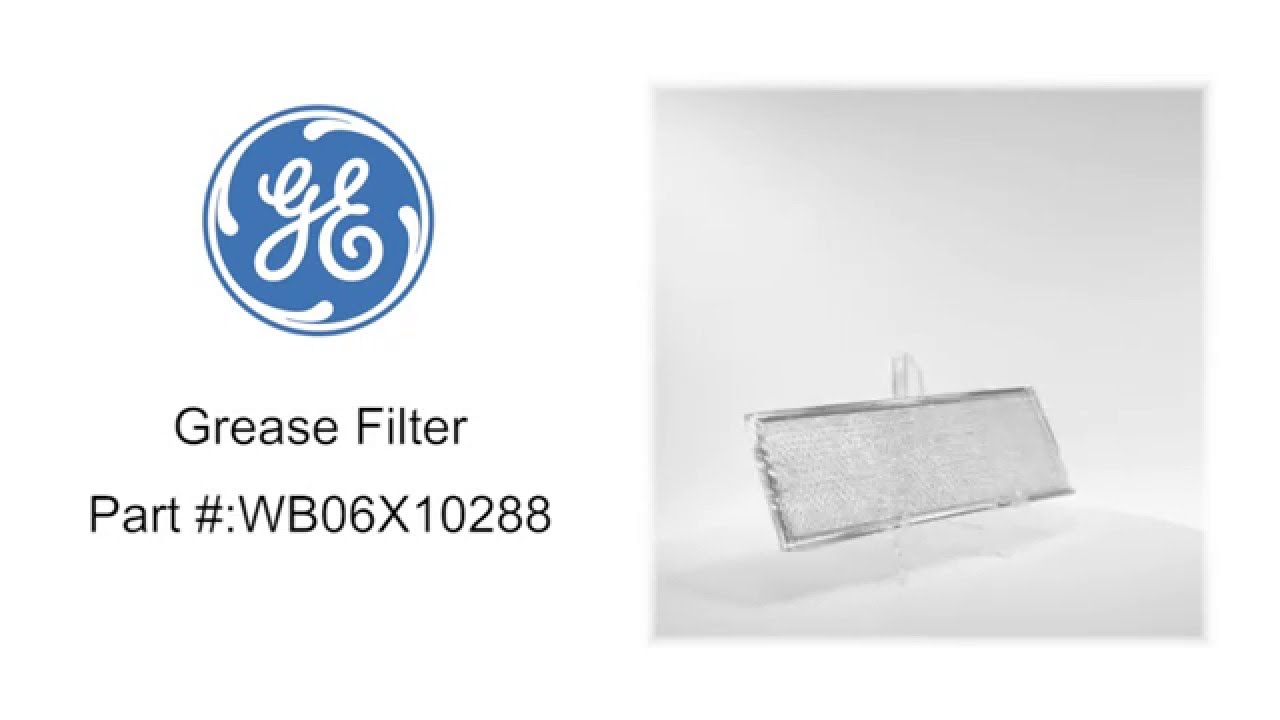 Filtro Aria Grasso WB06X10309 Filtri Aria Per Microonde GE E HotPoint - Sostituzione WB06X10309, 2 Pezzi Inclusi Filtro Microonde