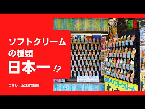 【山口県のお店探訪】ソフトクリームの種類日本一!!岩国市『むさし』