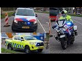 Rijkswaterstaat en politie motor met spoed in dordrecht