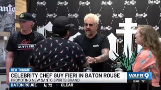 Celebrity chef Guy Fieri in Baton Rouge