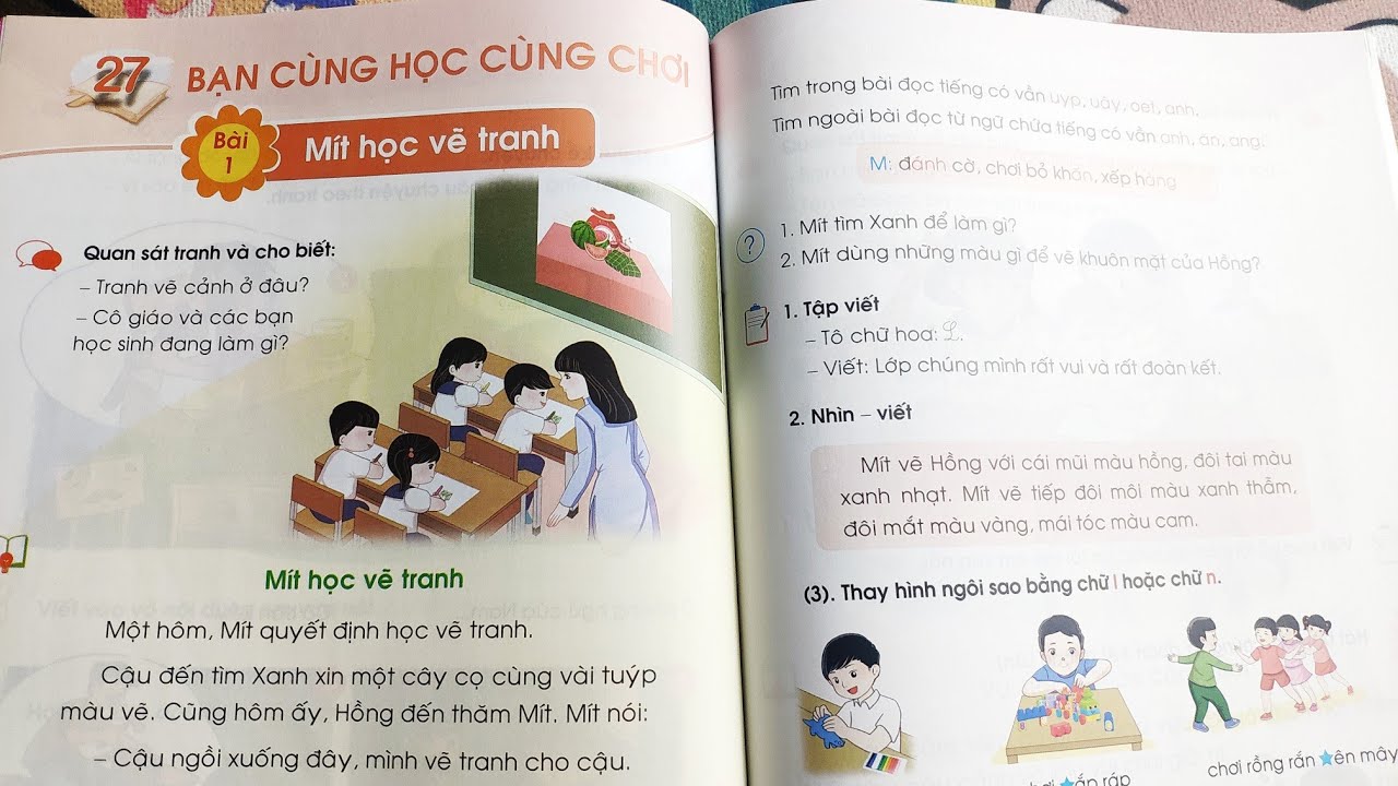 Bài Mít Học Vẽ Tranh 80 Tiếng Việt 1 Tập 2 Chân Trời Sáng Tạo - Youtube