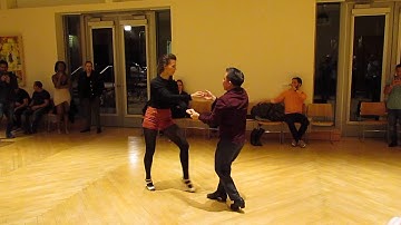 Salsa On2 Intermediate Turn Pattern by Sergio and Sheena #48