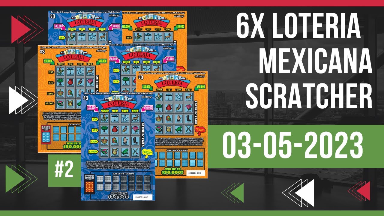 30,000 Loteria Don Clemente Lottery Scratcher 2 (Loteria Mexicana