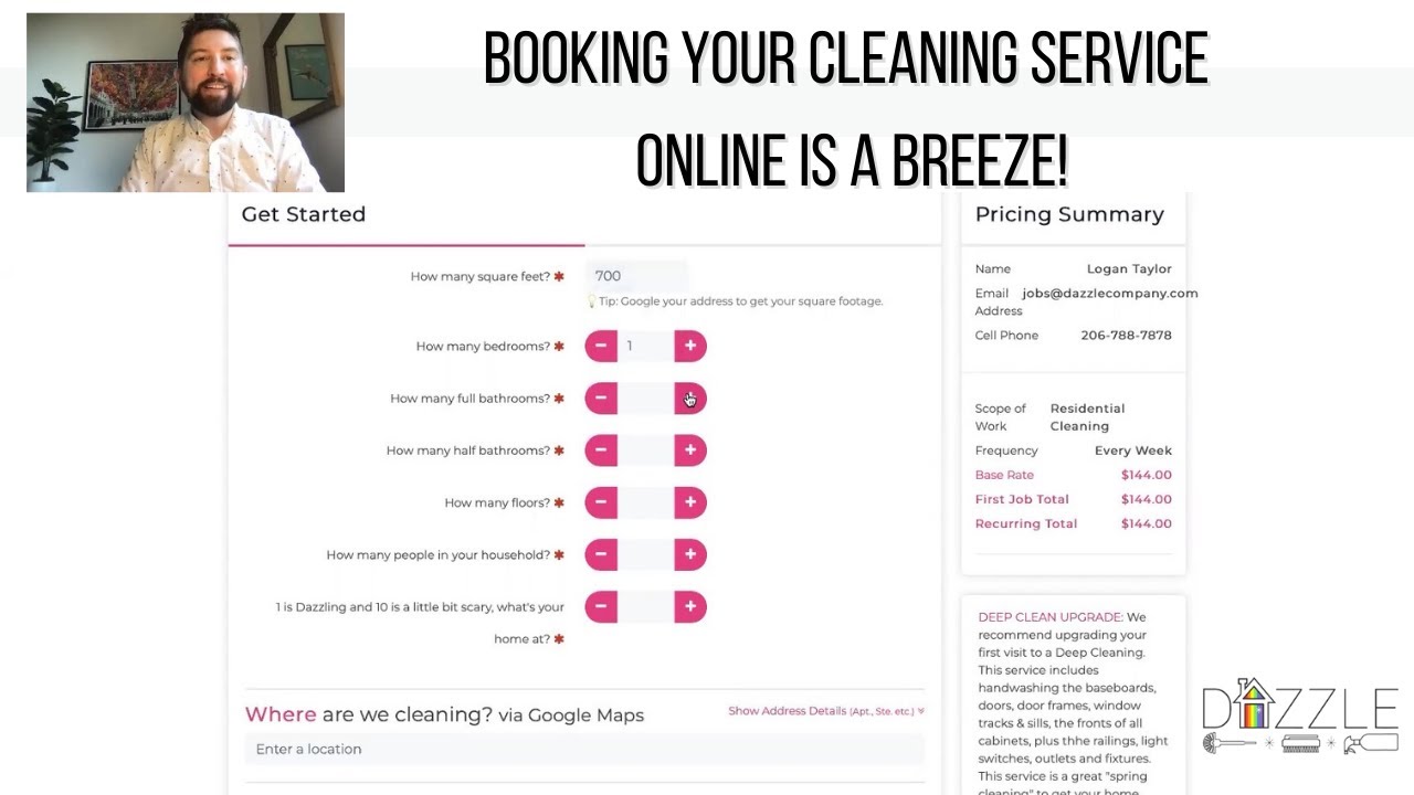 Booking Your Cleaning Service Online is a Breeze! - YouTube