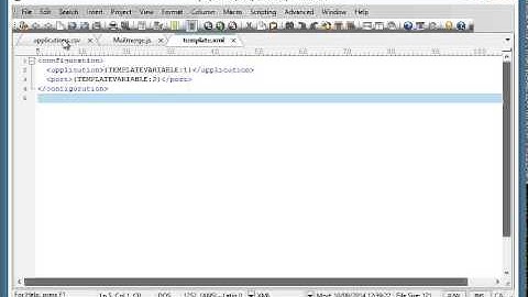 Mailmerge UltraEdit Script