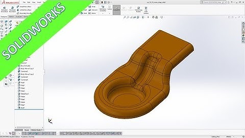 Screw Strap with solids - SolidWorks 2018/19 Training - Part Design