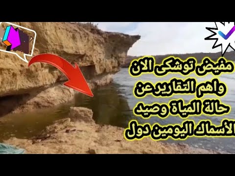 مفيض توشكى الآن ومكان جديد وتقرير اليوم عن حالة المياة
