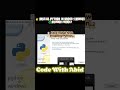 How to Install Python on Windows 11? 🐍 | #Install Python #shorts