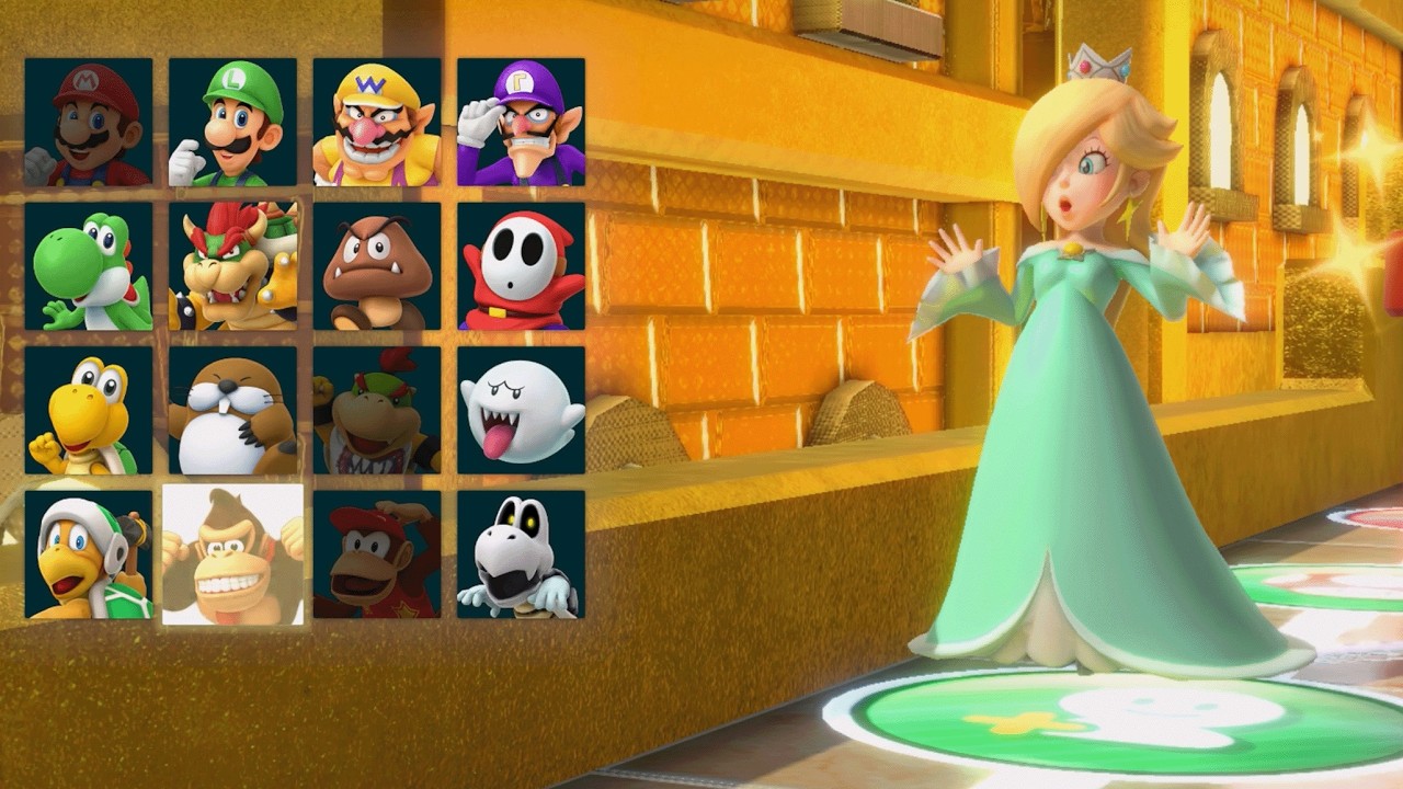 Super Mario Party - Rosalina vs Peach vs Daisy vs Pom Pom - Kamek's Tantalizing Tower