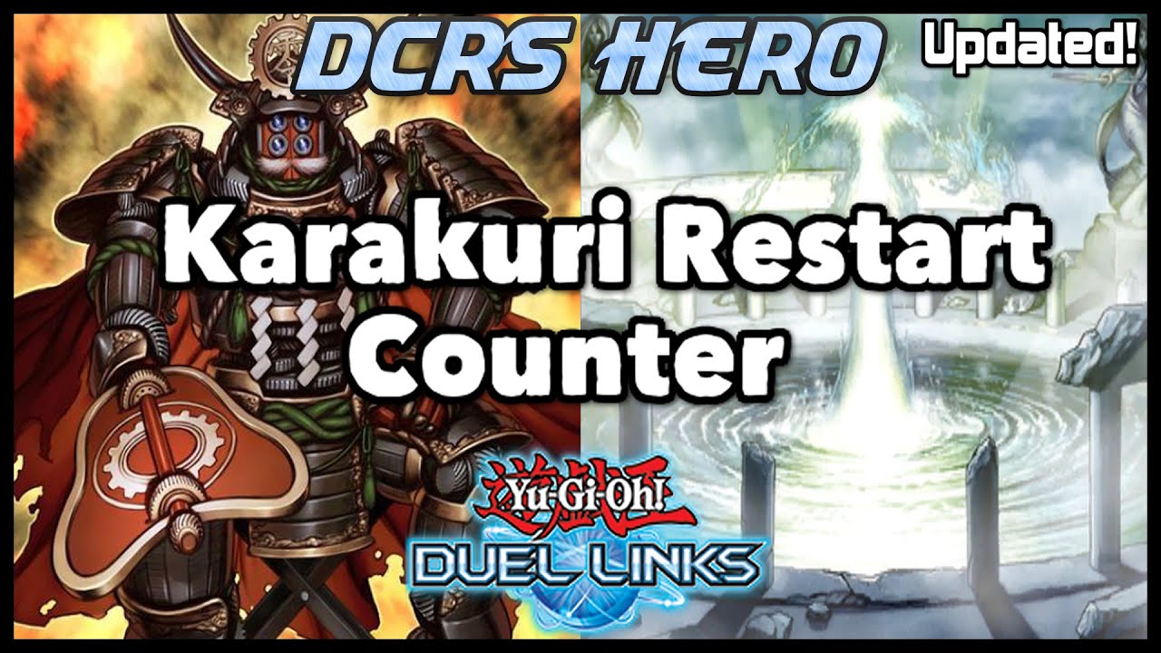 [DUEL LINKS] Karakuri Restart w/Counter Traps PVP Duels + Deck