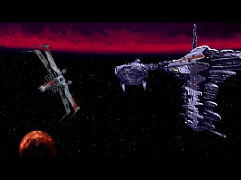 X-Wing Collector's CD-ROM PC MS-DOS Gameplay (General MIDI/HyperCanvas)