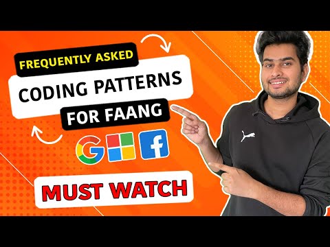 Frequently asked Coding Patterns in FAANG interviews | Career With Rishab