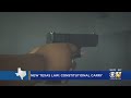 North Texans React To New Permitless Carry Gun Law That Goes Into Effect Sept. 1