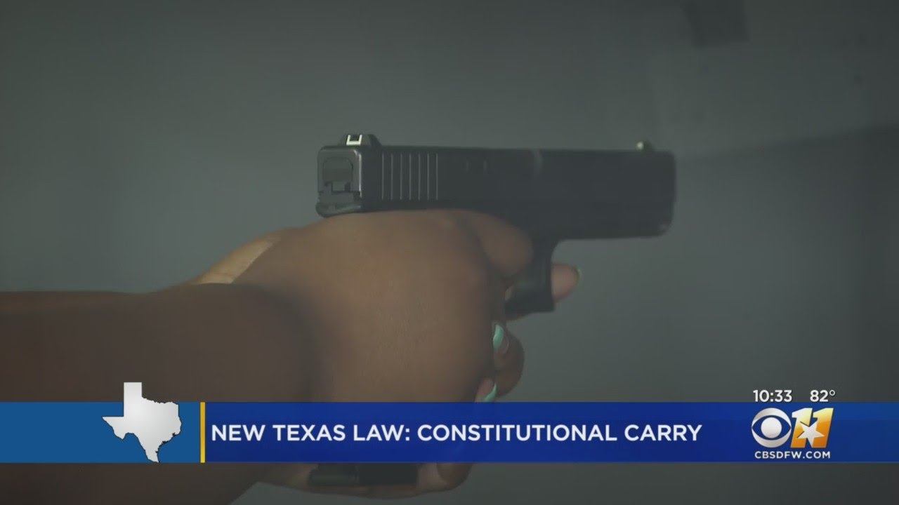 North Texans React To New Permitless Carry Gun Law That Goes Into ...
