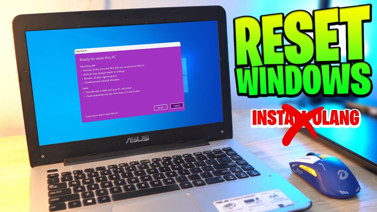 BYE BYE INSTALL ULANG! Cara Reset Windows Tanpa Install Ulang - YouTube