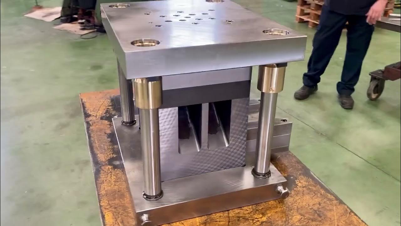 Diecut matrix of beams industrialdesing design stamping press die