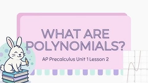 What Are Polynomials & Complex Roots | AP Precalculus 1.4–1.5