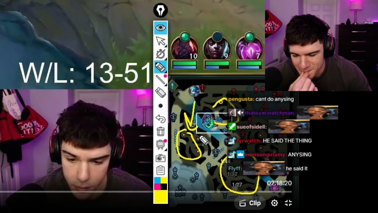 nickich gets veigarv2 to watch his replay because he can't do anysing (he can't stop saying it)