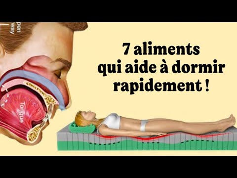 7 aliments qui favorisent le sommeil