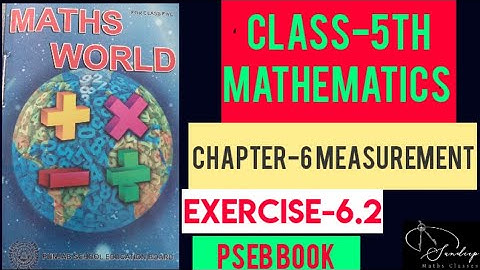 #class5thmathematics       Class-5th/Mathematics/chapter-6/Measurement/Exercise-6.2/PSEB BOOK