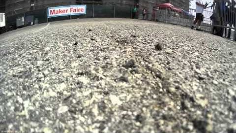 Maker Faire VR Micro Brain 5.1 demostration test in a windy day aroun 30 km/h of wind