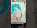 miku drawing #miku #drawing #anime