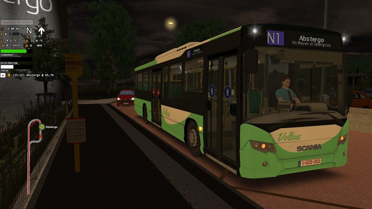 #omsi2 | #avelia v2 | Ligne N1 – Mosan Anc.Gare - Abstergo (scania citywide le ) | N°151… 2/2