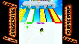 Snow race stage 1 🎯||level 1||easy level of vs hard 🎮 level#games #race #snowrace  screenshot 4