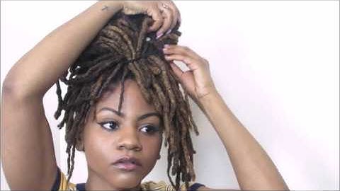 My Favorite Loc Messy Bun