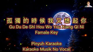 Gu Du De Shi Hou Wo You Xiang Qi Ni -- 孤独的时候我又想起你 -- Karaoke - Musik No Vocal