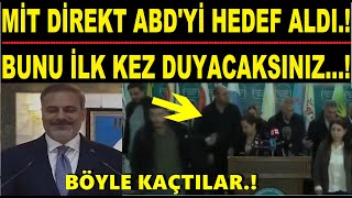 TOPLANTIYI BIRAKIP KAÇTILAR.! İŞTE MİT BÖYLE VURDU.!