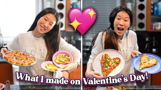 Everything I cooked on Valentine's Day! 2024