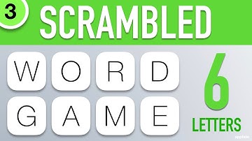 Scrambled Word Games Vol. 3 - Guess the Word Game (6 Letter Words)