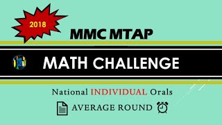 2018 MMC MTAP MATH CHALLENGE/ NATIONAL FINALS/AVERAGE ROUND
