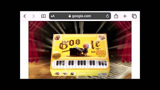 DSI. Google Easter Eggs. Les Doodles Easter Eggs. Les archives des doodles interactifs : J.-S. Bach