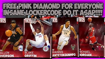 NBA2K19 BEST CODE EVER - PINK DIAMOND FOR FREE - THEY FINESSED ME SO HARD WARNING