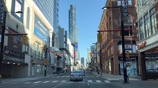 Driving Downtown Toronto - Yonge Street Northbound