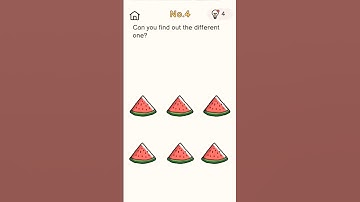 BRAIN OUT LEVEL 4 SOLVED | THE DIFFERENT ONE | #shorts #viralshorts #braintest #braingames #puzzle