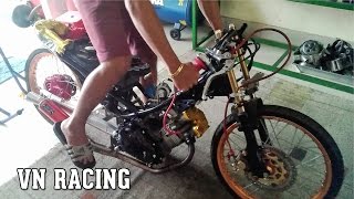 Dàn Hơi Xe Độ - Exciter Độ Trái 78Mm Vũng Tàu Đạp Muốn Gãy Chân